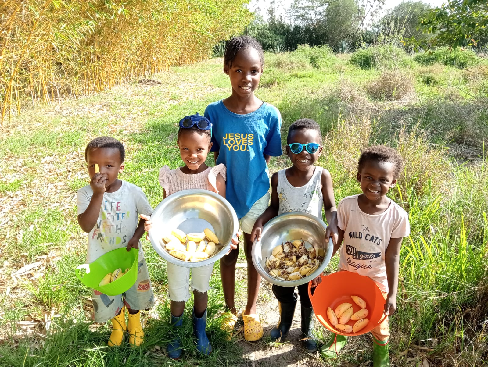 Community volunteers working together for restoration